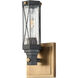 Abbey 1 Light 6 inch Weather Zinc+ ATB Bath Light Wall Light